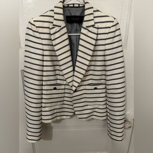 Zara Basics Women’s Striped Blazer